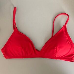 J. Crew red bikini top